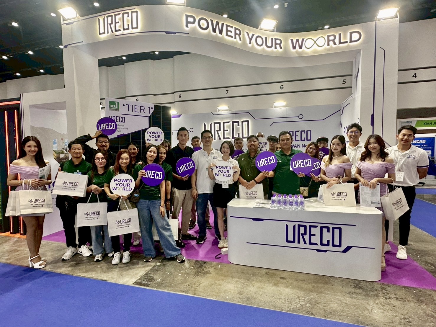 【圖二】聯合再生能源率領團隊參與位在曼谷的亞洲永續能源週「ASIA Sustainable Energy Week」，積極發展泰國市場。